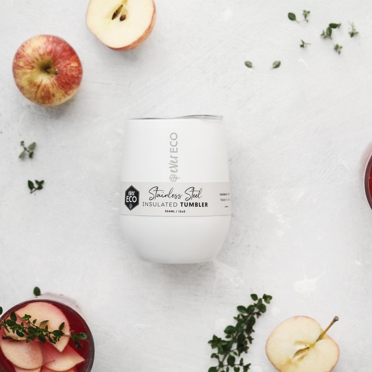 Ever ECO Stainless Steel Mini Insulated Tumbler 354mL - Cloud - Ever ECO - 2 - Baby & Kids - ThePharmacy