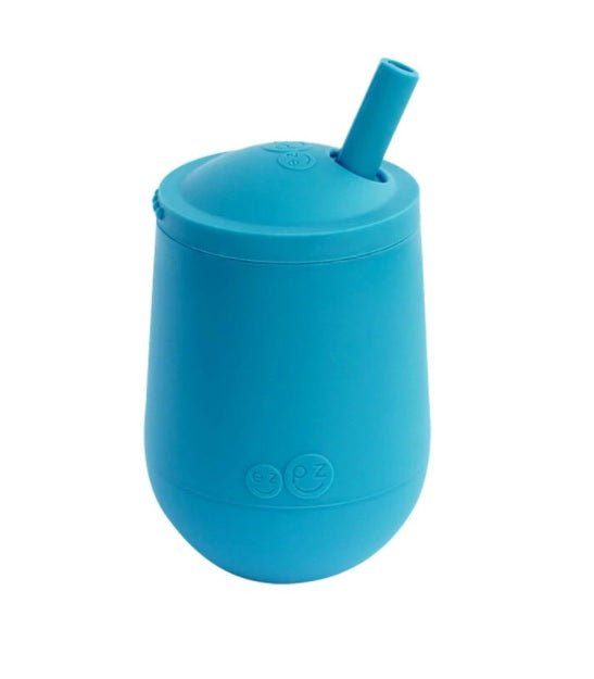 EZPZ Mini Cup + Straw Training System - Blue - EZPZ - 1 - Baby & Kids - ThePharmacy
