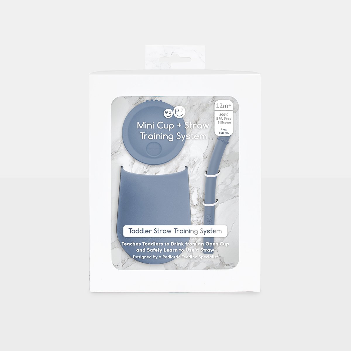 EZPZ Mini Cup + Straw Training System - Indigo - EZPZ - 2 - Baby & Kids - ThePharmacy