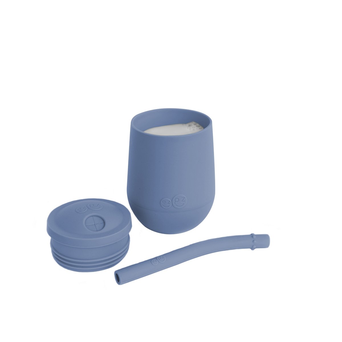 EZPZ Mini Cup + Straw Training System - Indigo - EZPZ - 3 - Baby & Kids - ThePharmacy