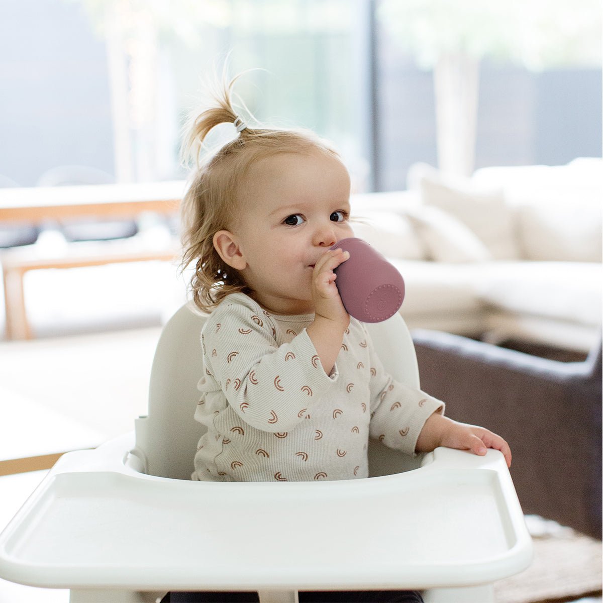 EZPZ Mini Cup + Straw Training System - Mauve - ThePharmacy