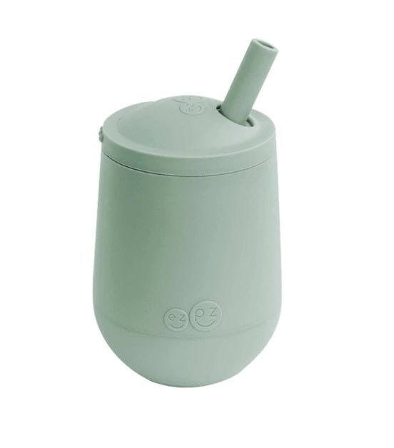 EZPZ Mini Cup + Straw Training System - Sage - EZPZ - 1 - Baby & Kids - ThePharmacy