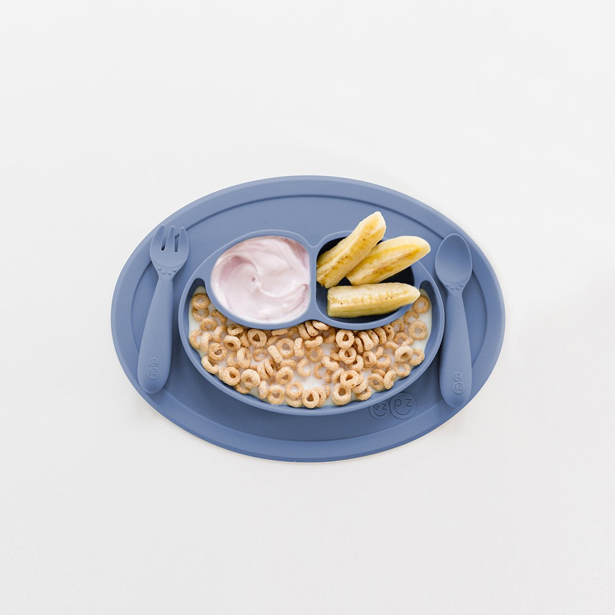 EZPZ Mini Feeding Set - Indigo - EZPZ - 4 - Baby & Kids - ThePharmacy