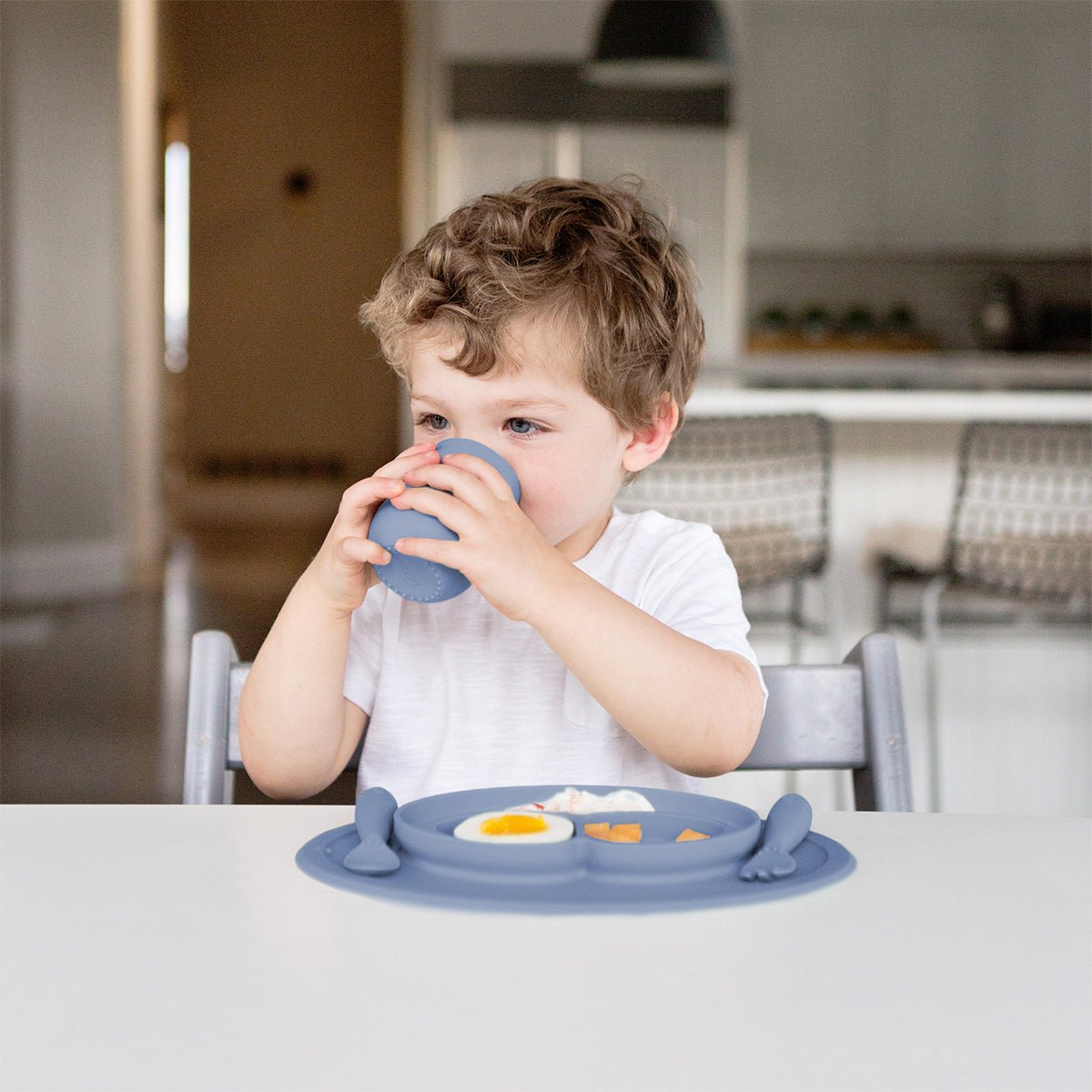 EZPZ Mini Feeding Set - Indigo - EZPZ - 3 - Baby & Kids - ThePharmacy