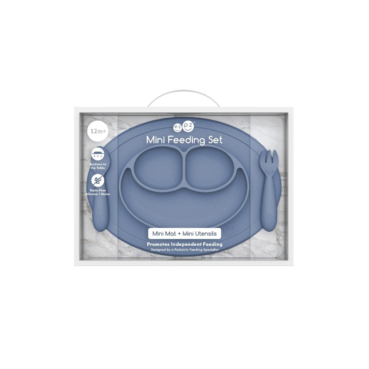 EZPZ Mini Feeding Set - Indigo - ThePharmacy