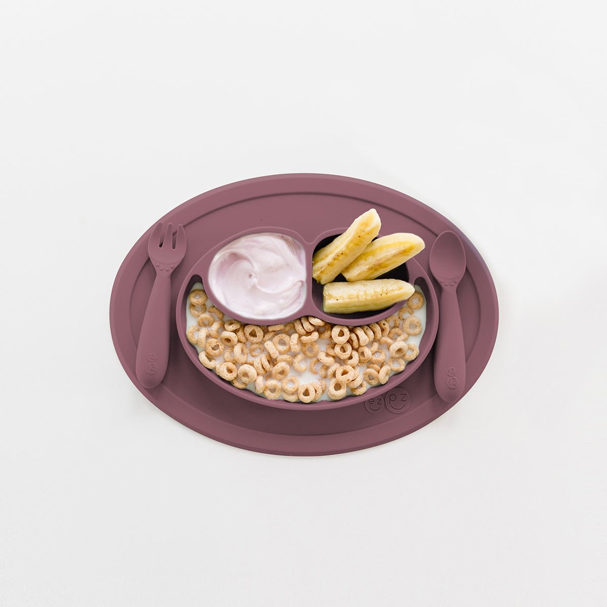 EZPZ Mini Feeding Set - Mauve - EZPZ - 5 - Baby & Kids - ThePharmacy