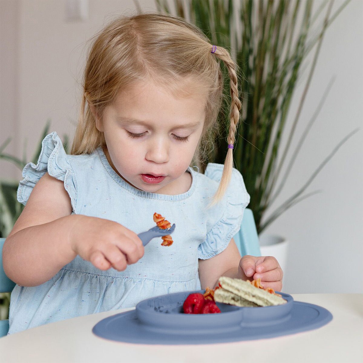 EZPZ Mini Utensils - Indigo - EZPZ - 3 - Baby & Kids - ThePharmacy