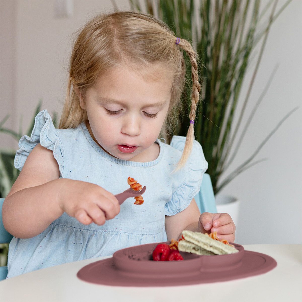 EZPZ Mini Utensils - Mauve - EZPZ - 2 - Baby & Kids - ThePharmacy