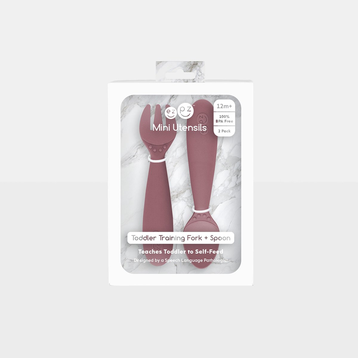 EZPZ Mini Utensils - Mauve - EZPZ - 5 - Baby & Kids - ThePharmacy