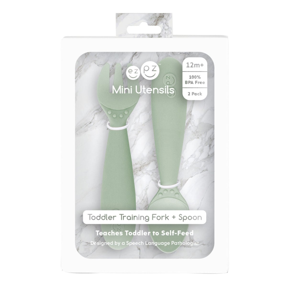 EZPZ Mini Utensils - Sage - EZPZ - 4 - Baby & Kids - ThePharmacy
