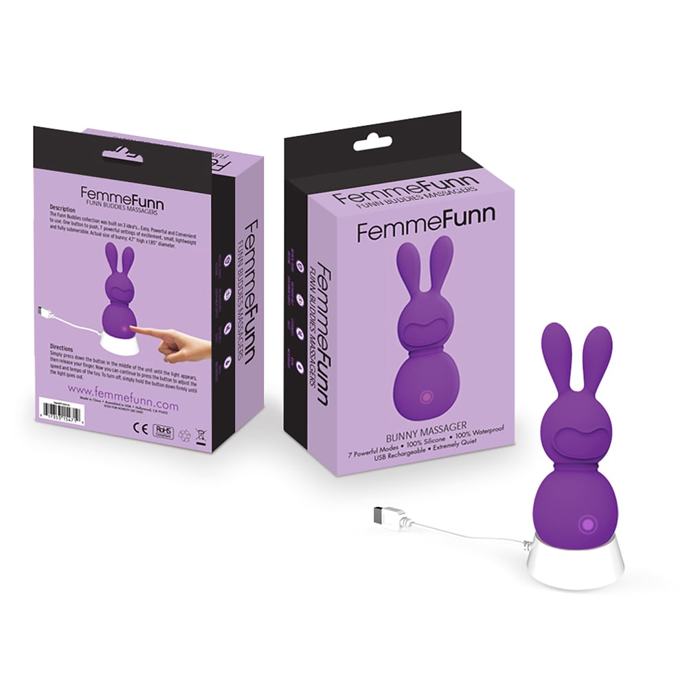 Femme Funn Bunny Massager - Purple - Femme Funn - 2 - Sexual Health - ThePharmacy