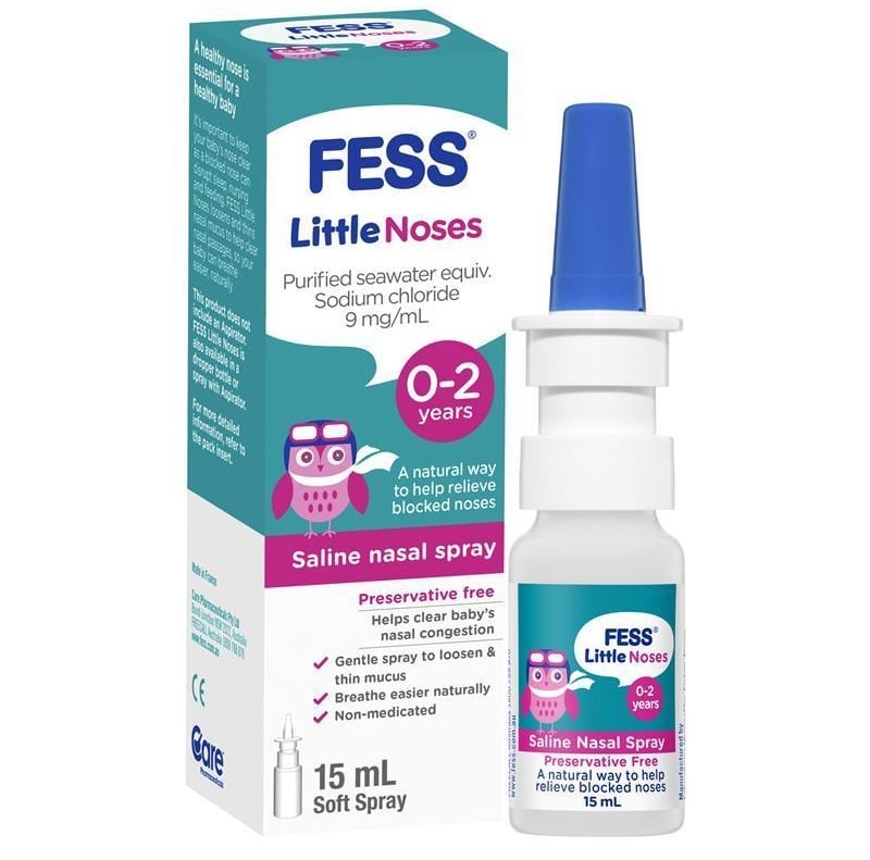 Fess Little Noses Saline Nose Spray Single 15mL - Fess - 1 - Baby & Kids - ThePharmacy