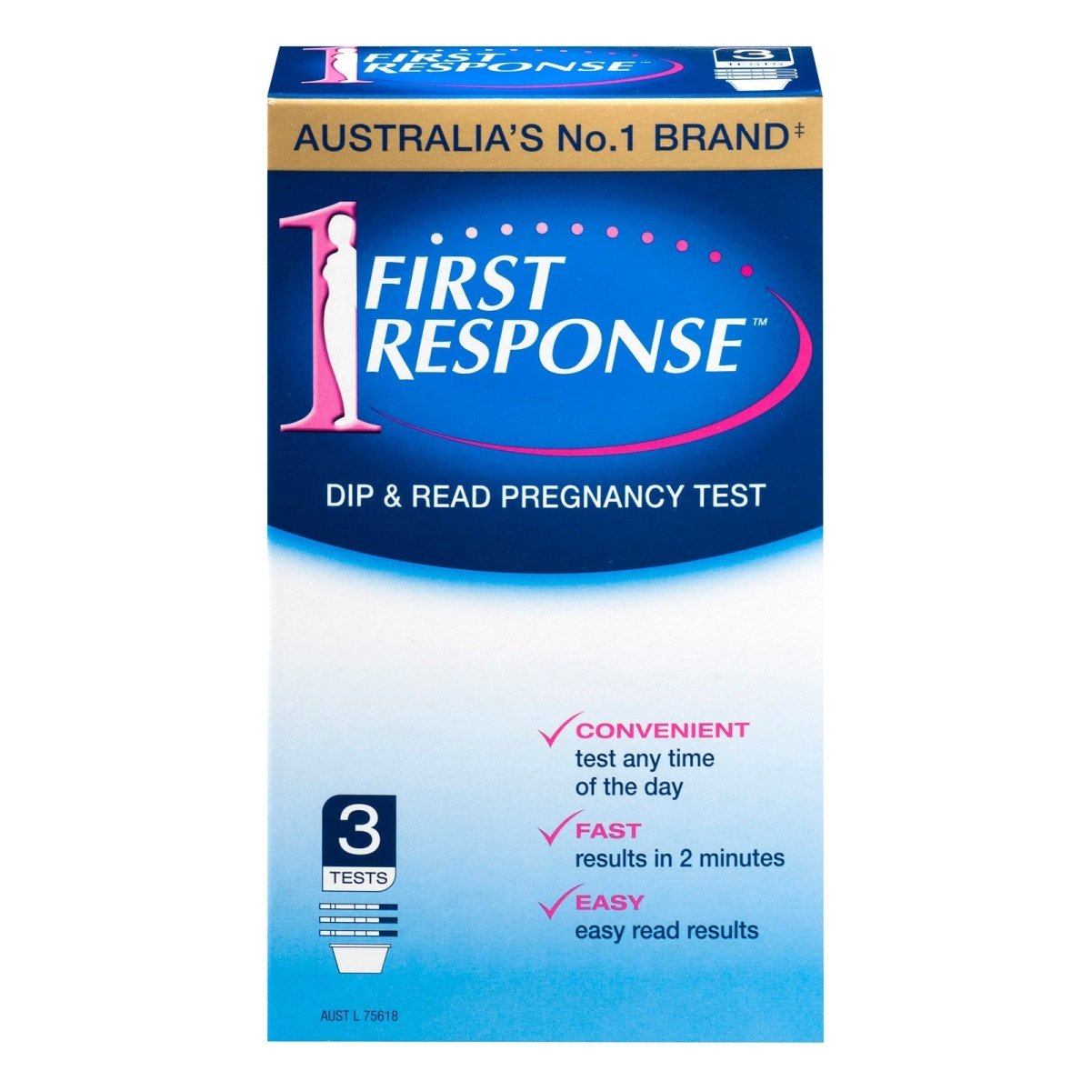 First Response Dip & Read 3 Pregnancy Test - First Response - 1 - Health - ThePharmacy