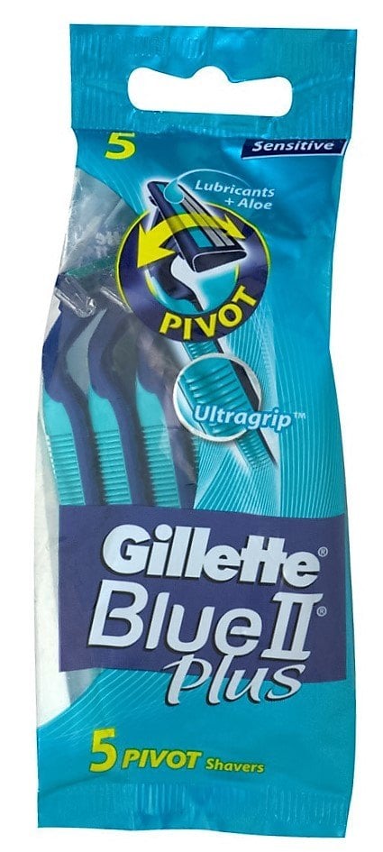 Gillette Blue II Pivot 5 Razors (Carton 12) - Gillette - 1 - Beauty & Essentials - ThePharmacy