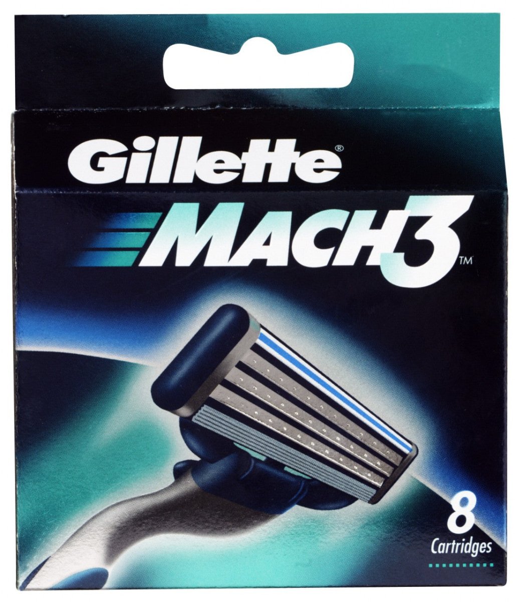 Gillette Mach 3 Cartridge 8 Pack - Gillette - 1 - Beauty & Essentials - ThePharmacy