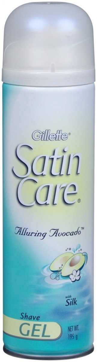 Gillette Satin Care Shave Gel Alluring Avocado 195g - Gillette - 1 - Beauty & Essentials - ThePharmacy