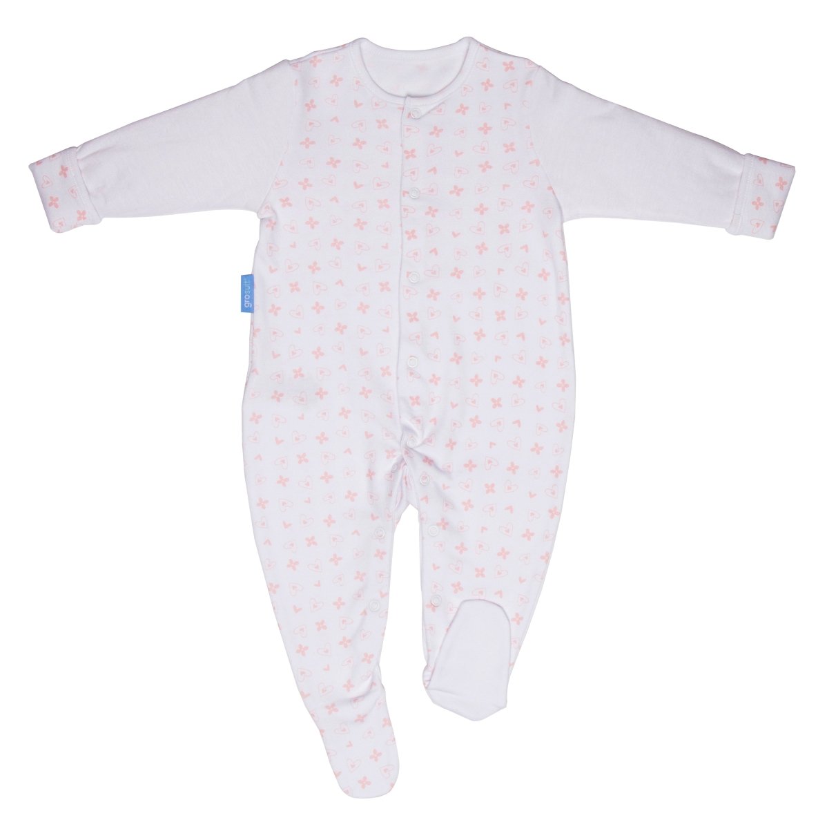 Gro Suit Baby Suit - Pink Heart 3 - 6M - Gro - 1 - Super Sale - ThePharmacy