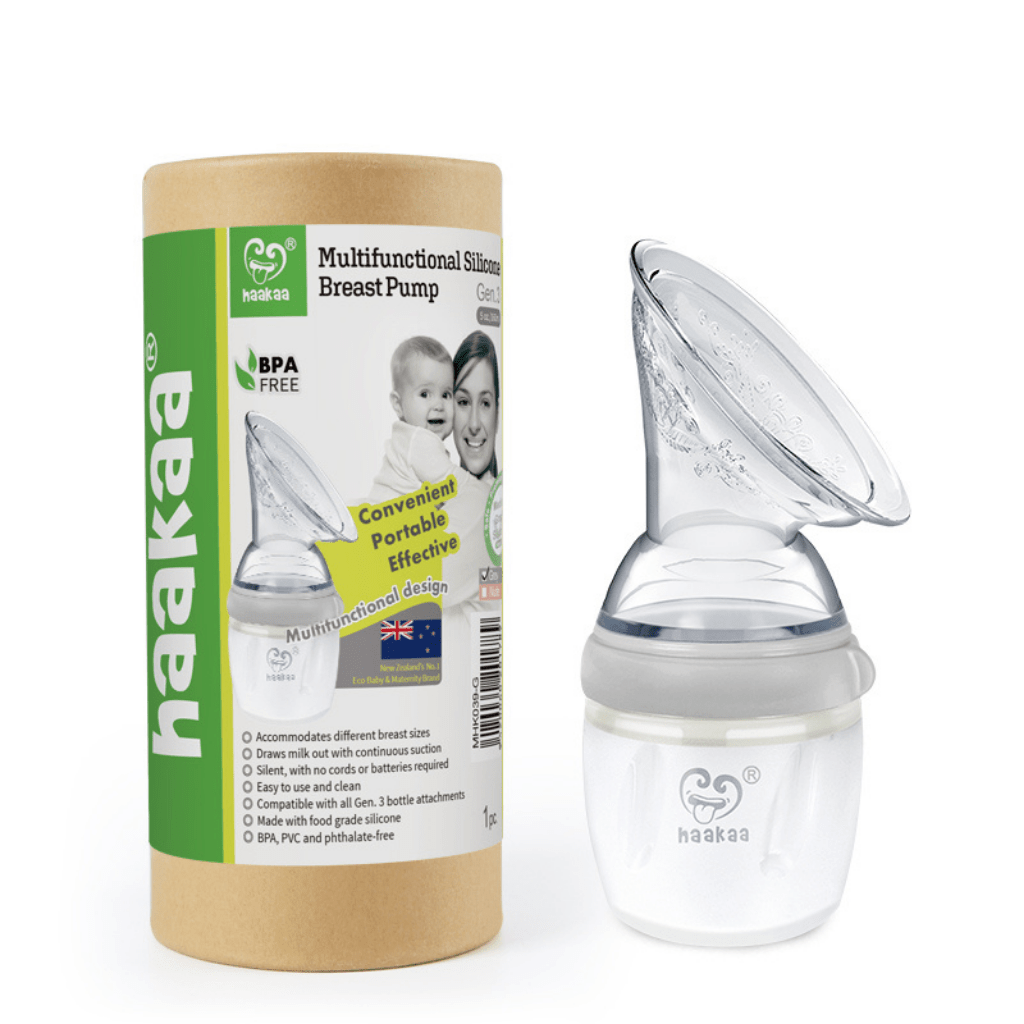 Haakaa Generation 3 Silicone Breast Pump 160mL - Grey - Haakaa - 1 - Baby & Kids - ThePharmacy