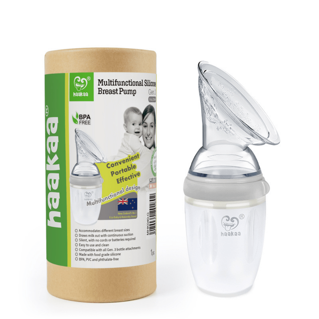 Haakaa Generation 3 Silicone Breast Pump 250mL - Grey - Haakaa - 1 - Baby & Kids - ThePharmacy