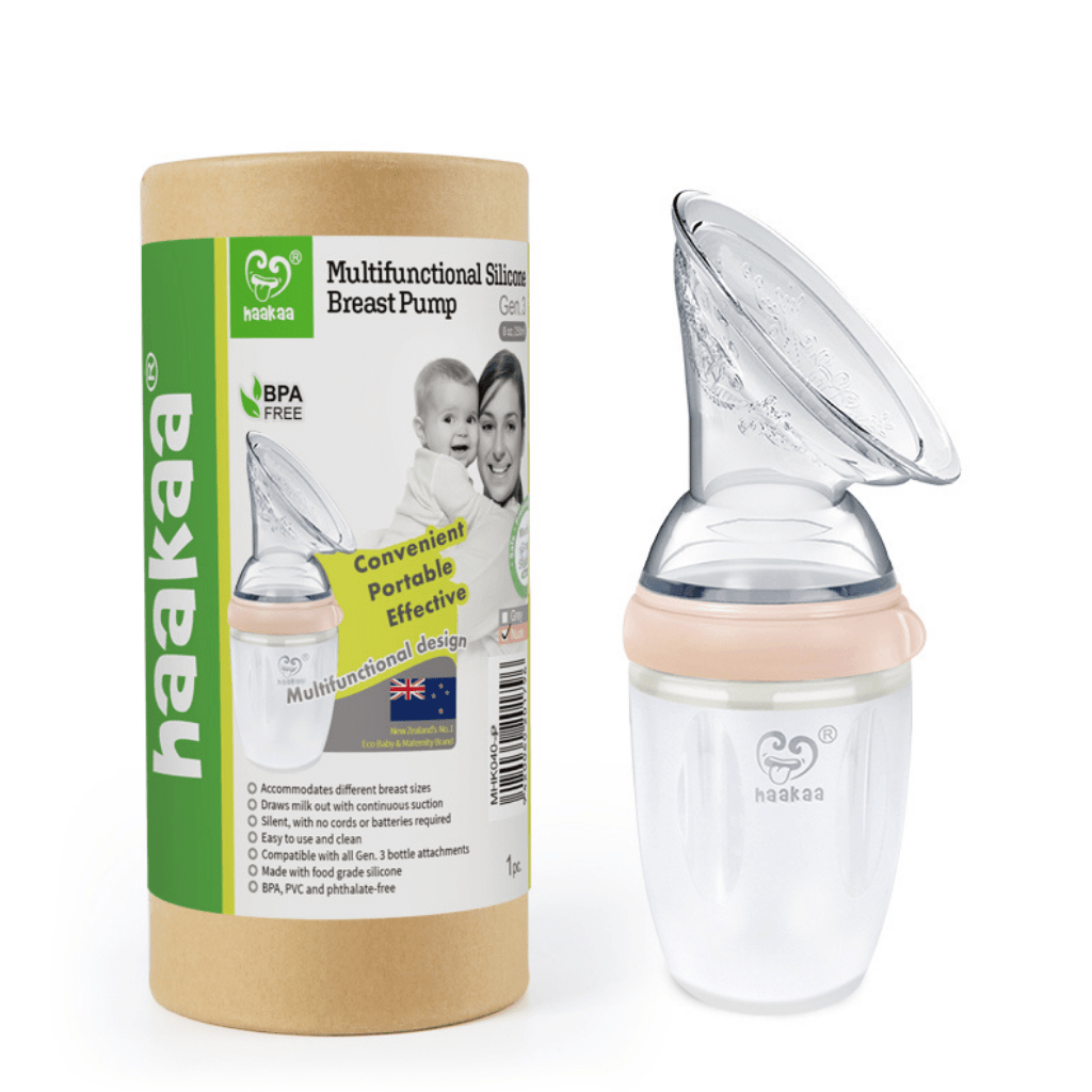 Haakaa Generation 3 Silicone Breast Pump 250mL - Peach - Haakaa - 1 - Baby & Kids - ThePharmacy