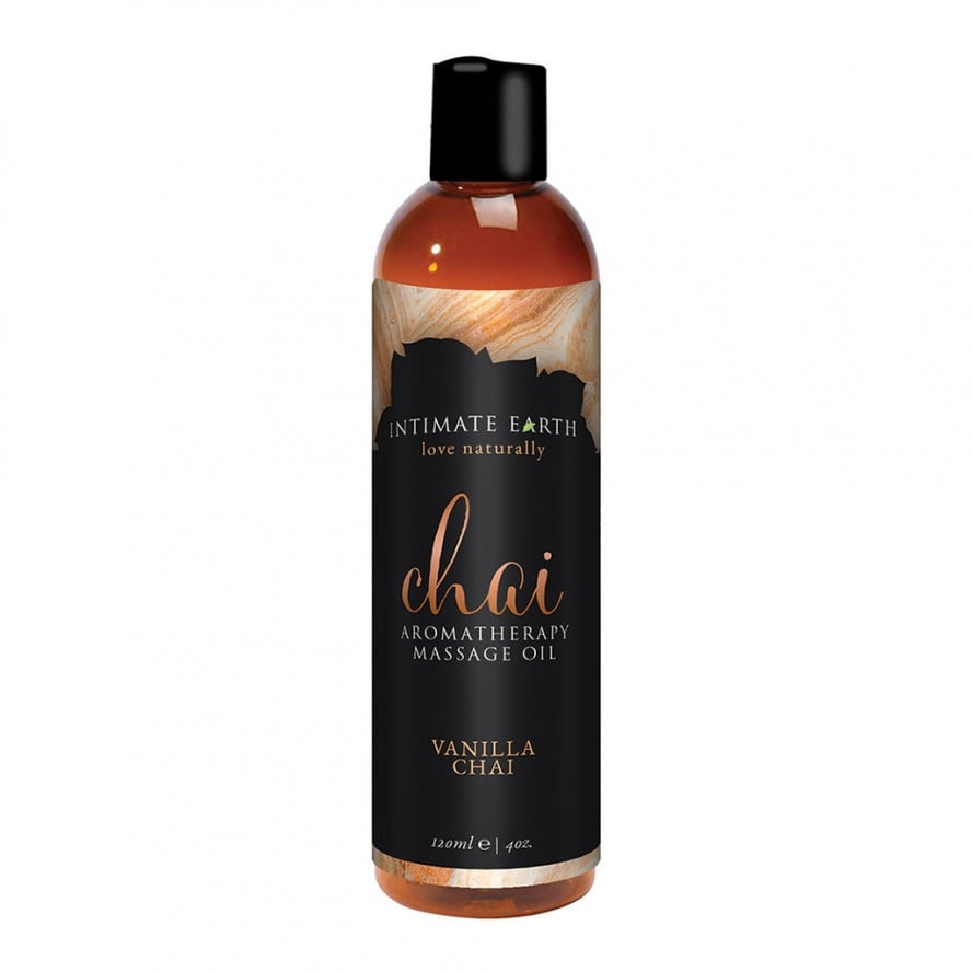 Intimate Earth - Chai Massage Oil Vanilla and Chai 120mL - Intimate Earth - 1 - Sexual Health - ThePharmacy