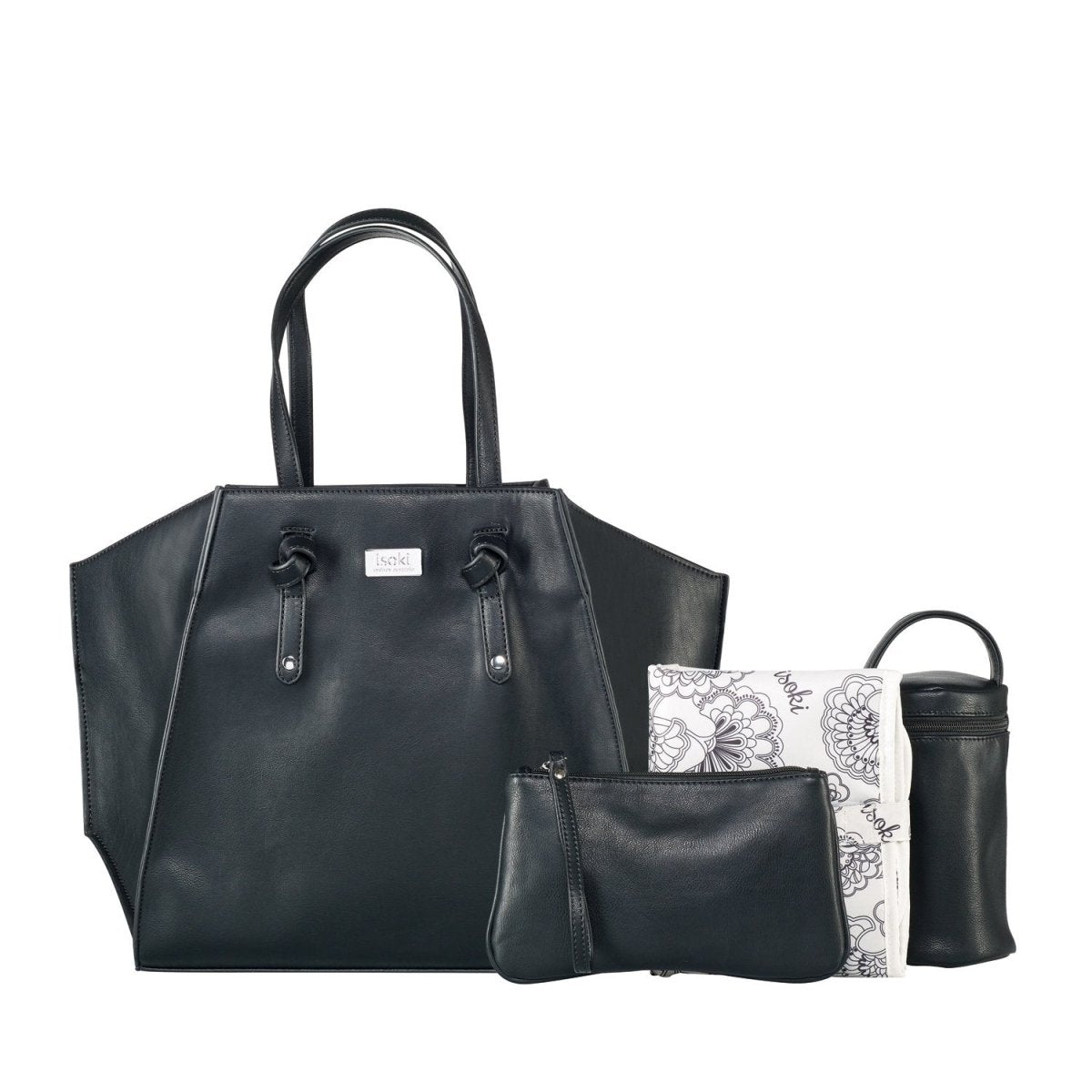 Isoki Easy Access Tote - Toorak Black - Isoki - 2 - Baby & Kids - ThePharmacy