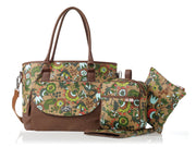 Isoki Nappy Bag Carry All Tote - Ginger Bloom (18172) - Isoki - 1 - Baby & Kids - ThePharmacy