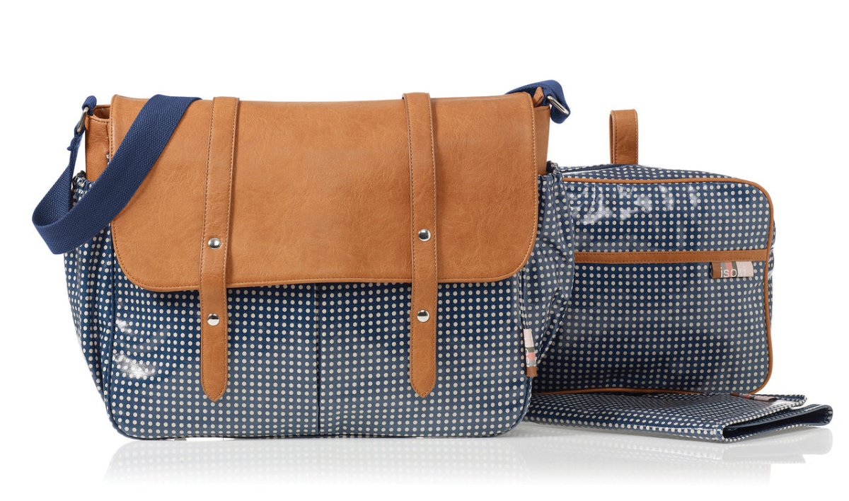 Isoki Nappy Bag Monaco Messenger - Blue Moon (18160) - Isoki - 1 - Baby & Kids - ThePharmacy