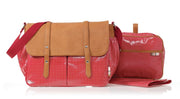 Isoki Nappy Bag Monaco Messenger - Cherry Gloss (18161) - Isoki - 1 - Baby & Kids - ThePharmacy