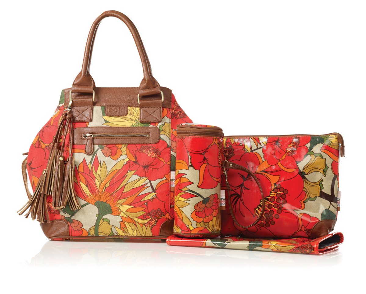 Isoki The Bucket Nappy Bag - Vintage Blaze - Isoki - 1 - Super Sale - ThePharmacy