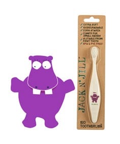 Jack N' Jill Bio Toothbrush (TM) Compostable & Biodegradable Handle HIPPO - Jack n'Jill - 4 - Baby & Kids - ThePharmacy