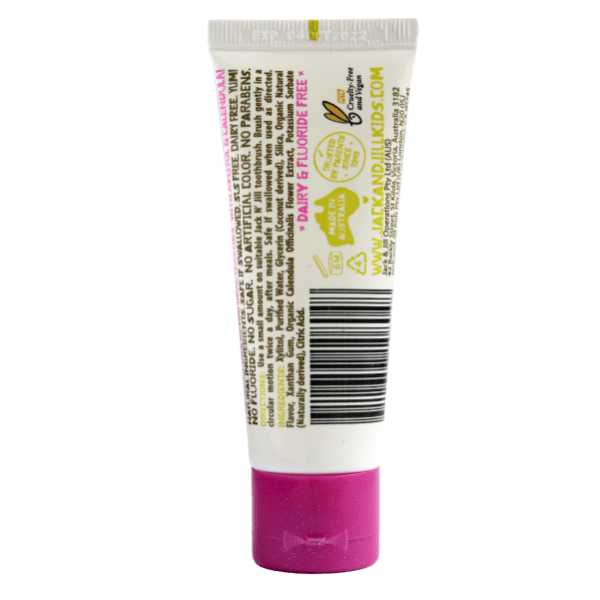 Jack N' Jill Natural Calendula Toothpaste Berries & Cream Flavour 50g - ThePharmacy