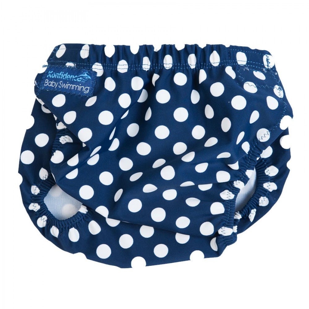Konfidence Swim Nappy One Size - Navy Polka Dot (3 - 30 months) - Konfidence - 1 - Super Sale - ThePharmacy