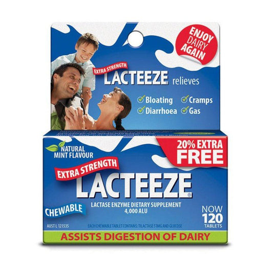 Lacteeze Extra Strength 120 Tablets - Lacteeze - 1 - Health - ThePharmacy
