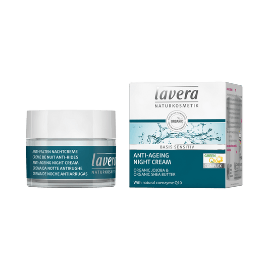 Lavera Basis Sensitiv Night Cream 50mL Anti - Ageing Q10 - Lavera - 1 - Beauty & Essentials - ThePharmacy