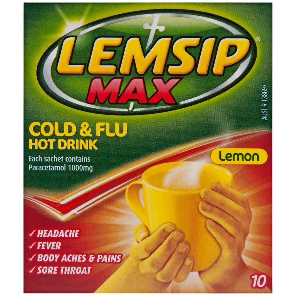 Lemsip Sachet Max Strength 10 Pack - Lemsip - 1 - Health - ThePharmacy