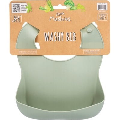 Little Mashies Washy Bib - Olive - Little Mashies - 1 - Baby & Kids - ThePharmacy