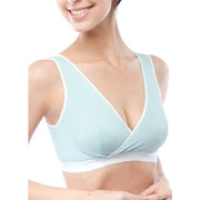 Mamaway Antibacterial Crossover Sleeping & Nursing Bra Blue - Medium - Mariedent - 1 - Baby & Kids - ThePharmacy
