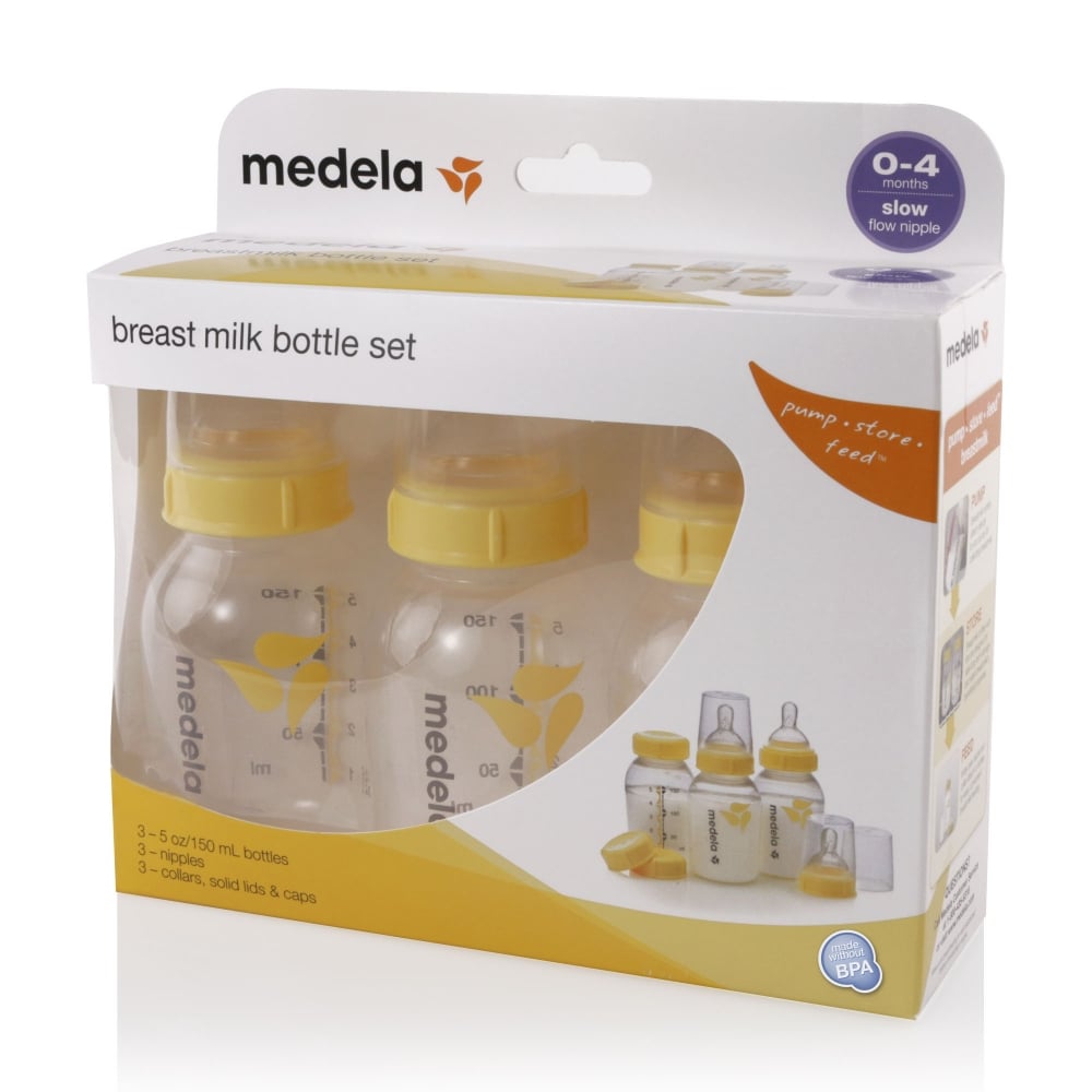 MEDELA - Breastmilk Bottles 150ml with Wide Neck Teat - 3 pack - Medela - 2 - Baby & Kids - ThePharmacy