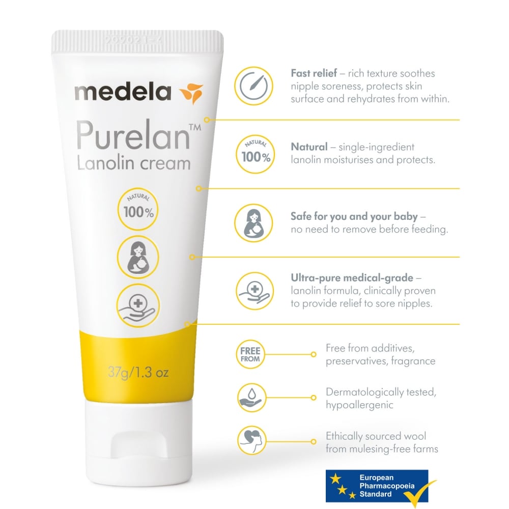 MEDELA - Purelan Lanolin Cream 37g Tube - Medela - 5 - Baby & Kids - ThePharmacy