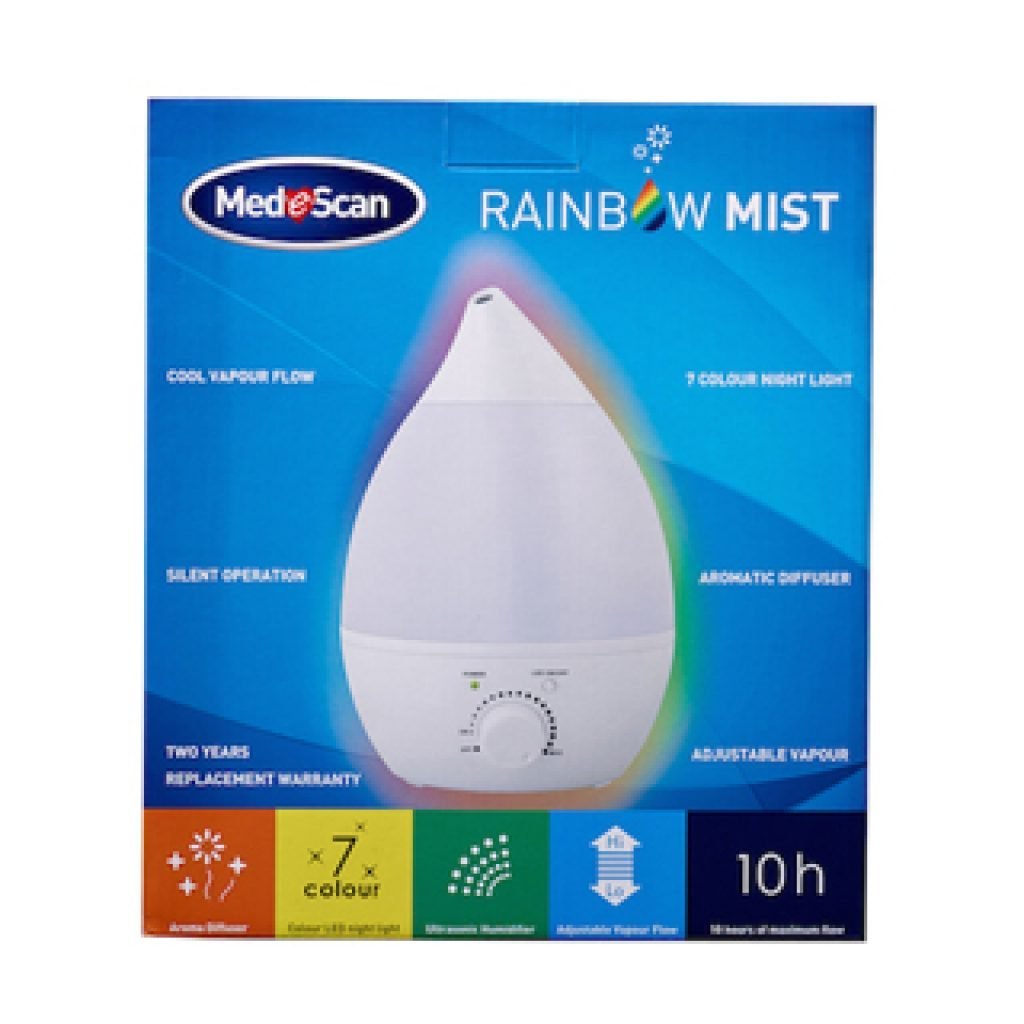 MedeScan Rainbow Mist Cool Mist Ultrasonic Humidifier - MedeScan - 2 - Brands - ThePharmacy