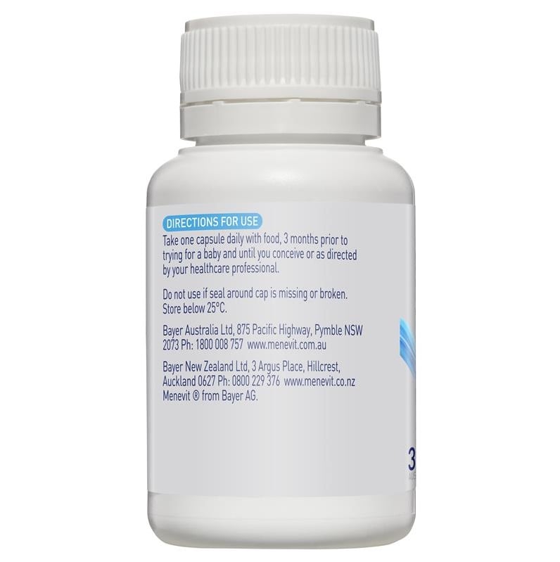 Menevit Pre - Conception Sperm Health - 30 Capsules - Menevit - 6 - Vitamins - ThePharmacy