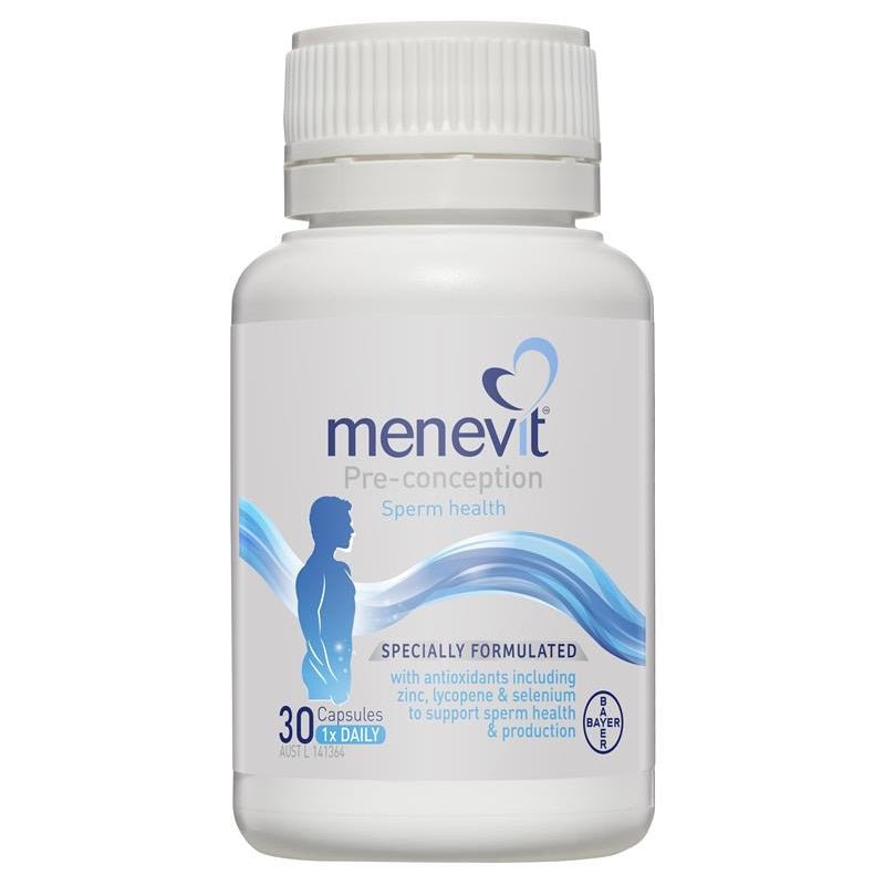 Menevit Pre - Conception Sperm Health - 30 Capsules - Menevit - 5 - Vitamins - ThePharmacy