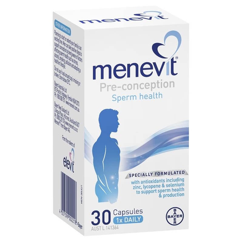 Menevit Pre - Conception Sperm Health - 30 Capsules - Menevit - 1 - Vitamins - ThePharmacy
