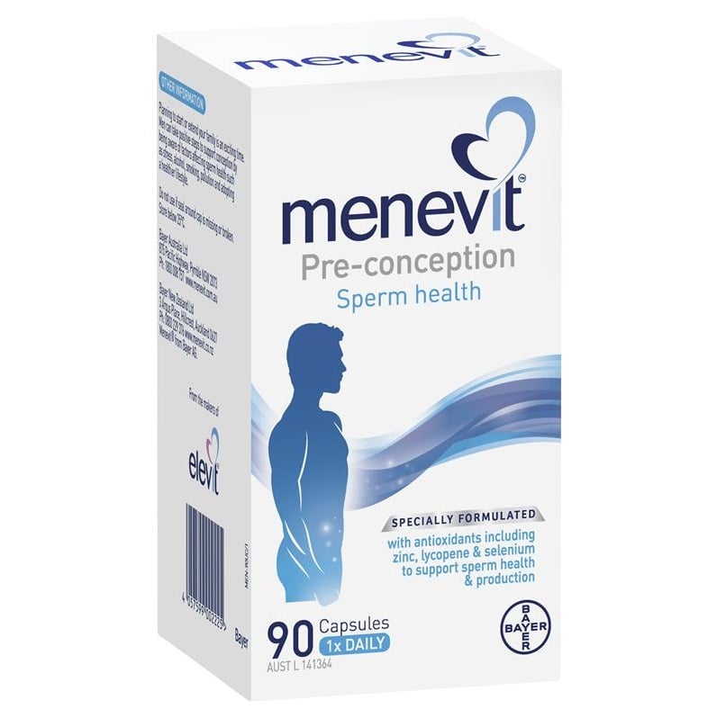 Menevit Pre - Conception Sperm Health - 90 Capsules - Menevit - 1 - Vitamins - ThePharmacy