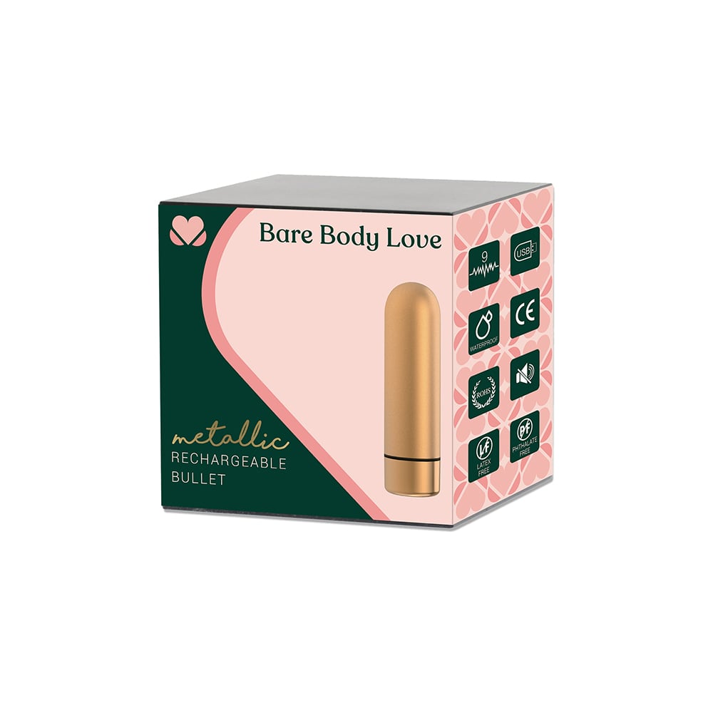 Metallic Rechargeable Bullet - Bare Body Love - 1 - Sexual Health - ThePharmacy