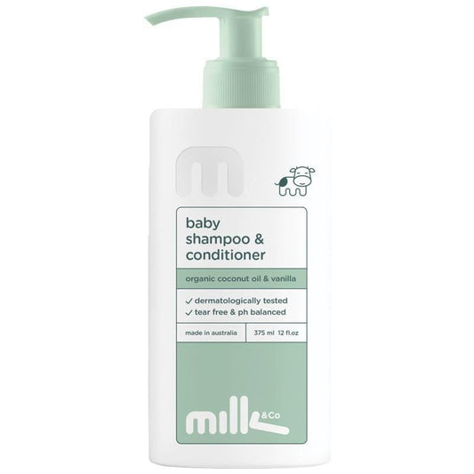Milk & Co Baby Shampoo & Conditioner Pump 375mL - Milk & Co - 1 - Baby & Kids - ThePharmacy