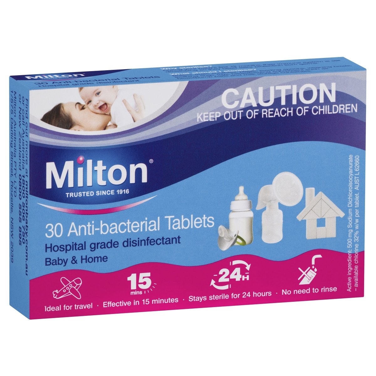 Milton Antibacterial Tablets 30 - Milton - 1 - Baby & Kids - ThePharmacy