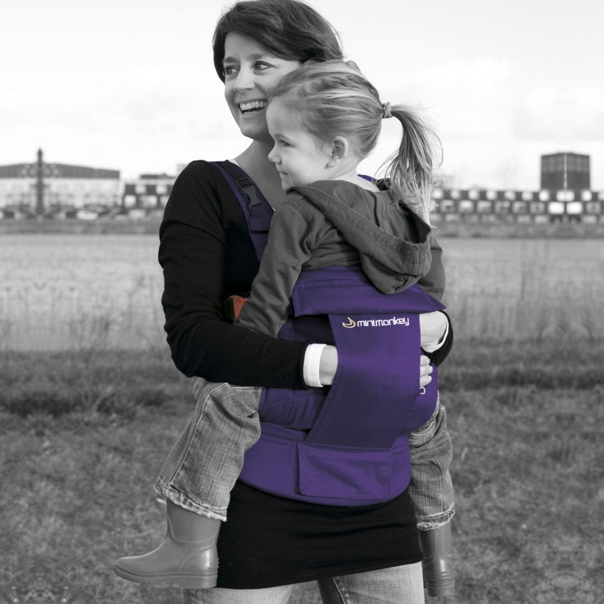Minimonkey Baby Carrier - Deep Purple - Minimonkey - 4 - Baby & Kids - ThePharmacy