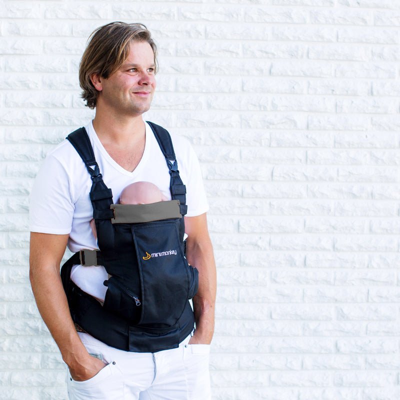 Minimonkey Dynamic Carrier - Black with Grey - Minimonkey - 2 - Baby & Kids - ThePharmacy